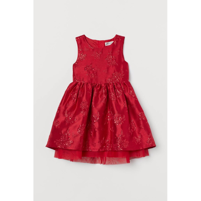 Váy HM Auth sz 7-8Y Newtag Bé Mặc Tết cực xinh