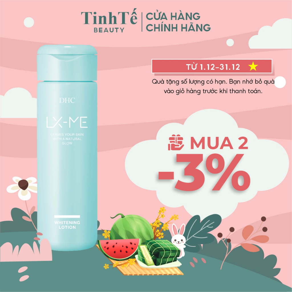 Lotion dưỡng trắng da DHC LX-ME Whitening Lotion 180ML