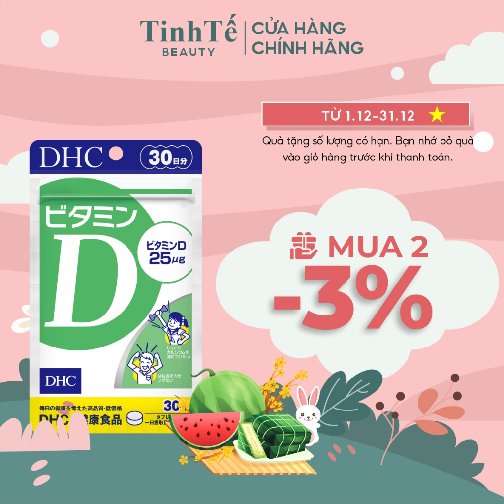 Thực phẩm bảo vệ sức khoẻ DHC Vitamin D (30 ngày)
