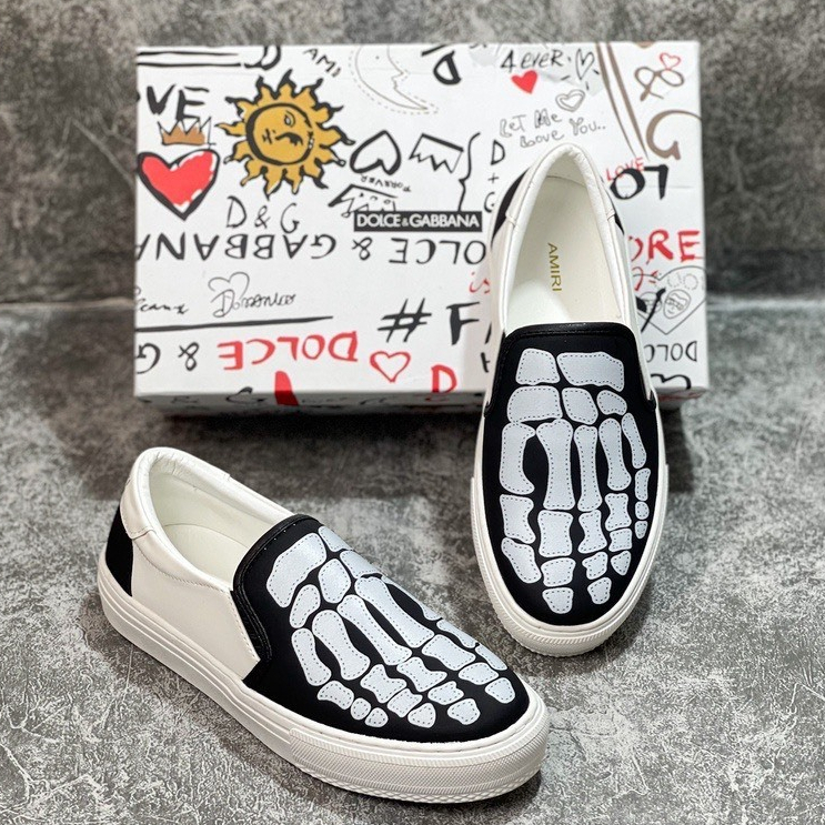 Giày GC SLIPON AMIRI Xương Bàn Tay_Giày LƯỜI LV Vân nổi cực SANG CHẢNH_HOTTREND 2023