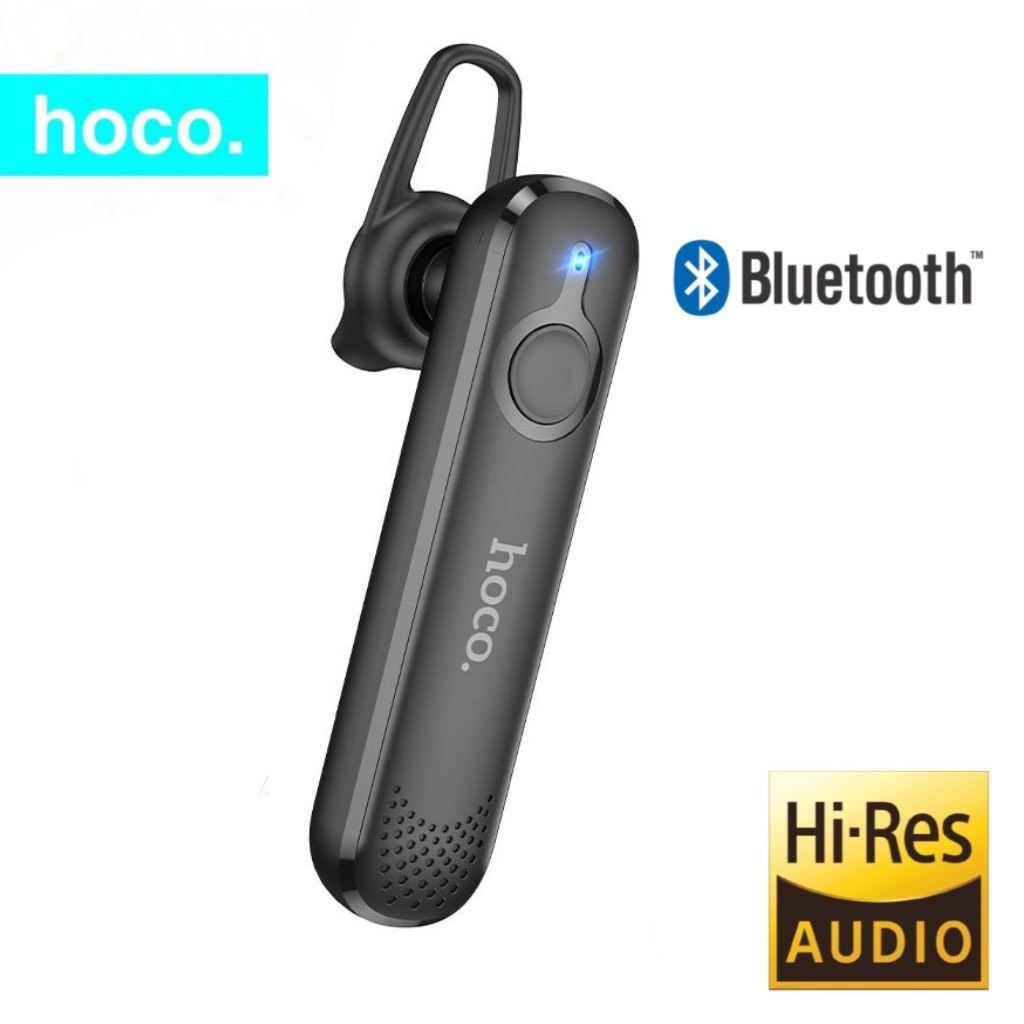 Tai nghe bluetooth Hoco 1 bên nhét tai không dây micro đàm thoại nghe gọi trong 6h