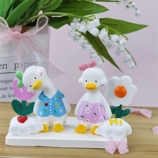 Tô tượng thạch cao vịt 2d size mini