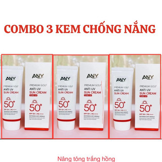 Combo 3 hộp - kem chống nắng any hàn quốc 60ml
