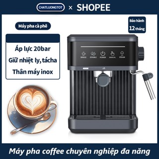 Máy pha cà phê gia đình, máy pha cà phê hoàn toàn tự động nhập khẩu, bảo hành 12 tháng