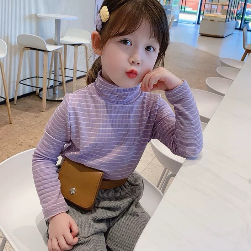 Áo giữ nhiệt cho bé trai và bé gái Batala kids, áo thu đông cổ 3cm giữ ấm cho bé từ 6-19kg