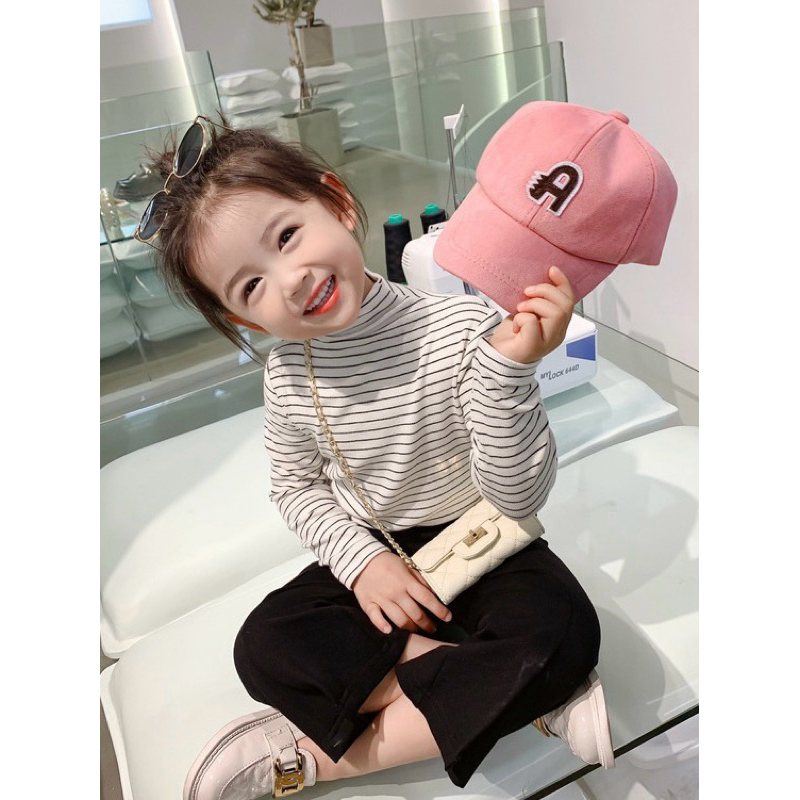 Áo giữ nhiệt cho bé trai và bé gái Batala kids, áo thu đông cổ 3cm giữ ấm cho bé từ 6-19kg