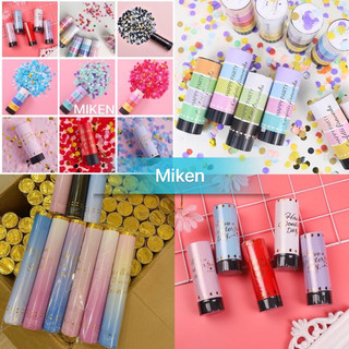 Ống phụt kim tuyến Confetti , phao kim tuyến ( size 10cm -size 30cm   ),phụ kiện bóng sinh nhật