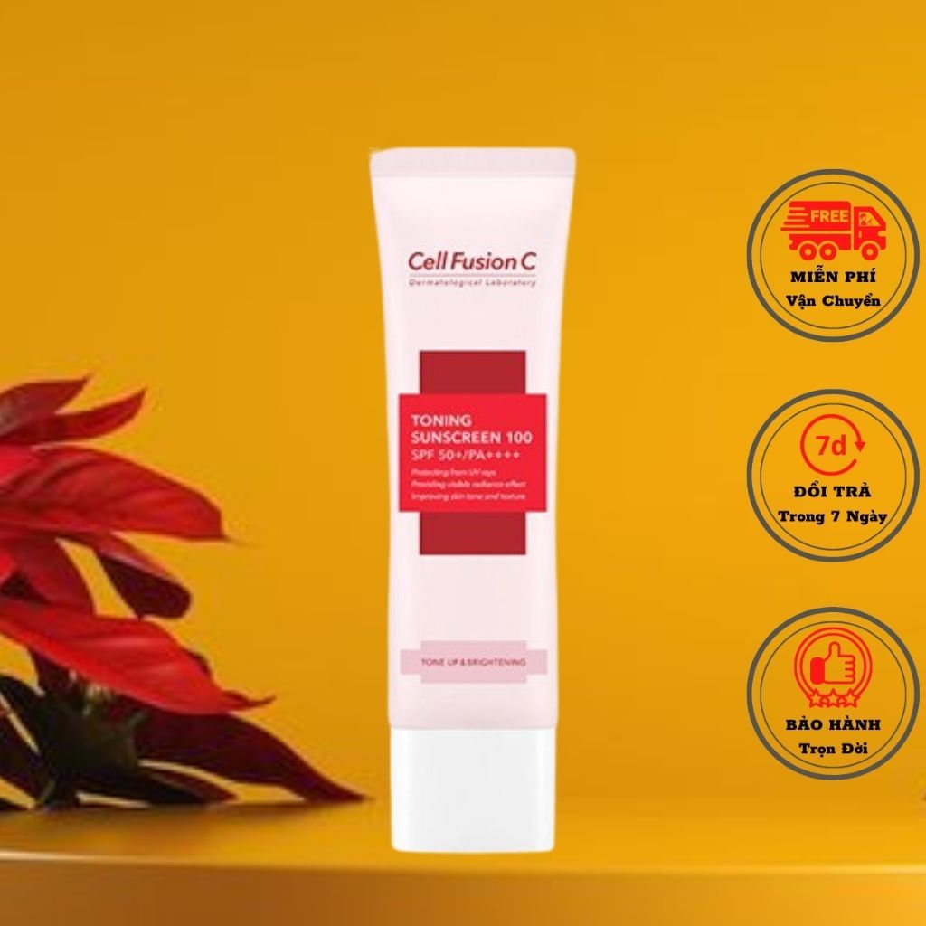 Kem chống nắng Cell Fusion C Hàn Quốc Toning Sunscreen 100 SPF50+ 50ml
