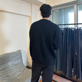 Áo len nam basic dáng rộng oversize knit sweater phong cách basic, grunge, cozy