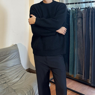 Áo len nam basic dáng rộng oversize knit sweater phong cách basic, grunge, cozy