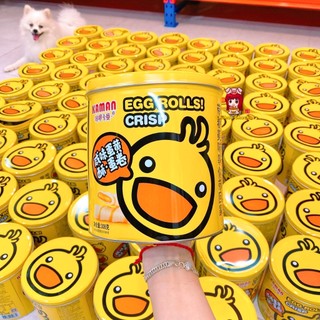 Bánh trứng cuộn kem con vịt Hongkong Kaman -lon 308g