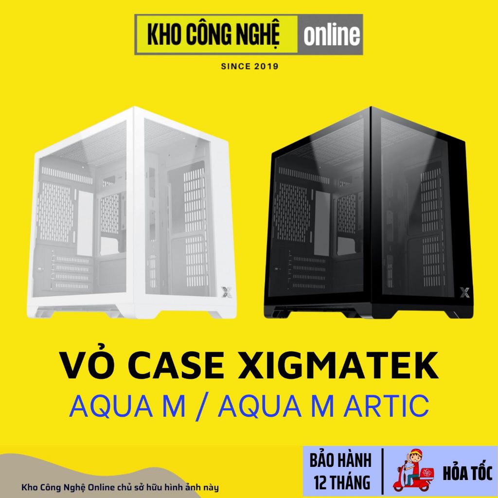 Vỏ Case máy tính XIGMATEK AQUA M / AQUA M ARTIC (EN40108) - PREMIUM GAMING M-ATX CASE (Hàng Chính Hã