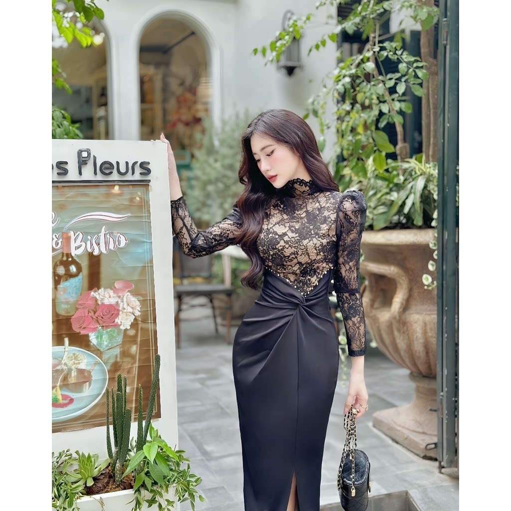 Mã V281 váy zúm eo pha ren