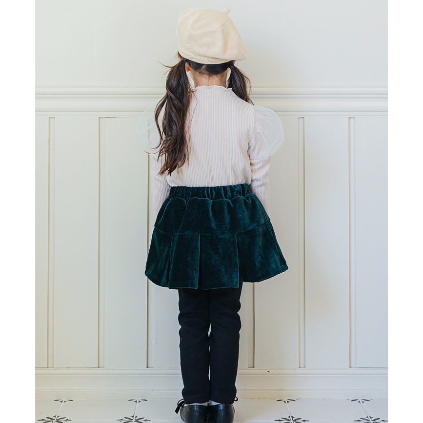 Áo thun len gân Bebezoo tay bồng BEC4TS104