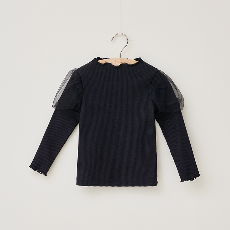 Áo thun len gân Bebezoo tay bồng BEC4TS104