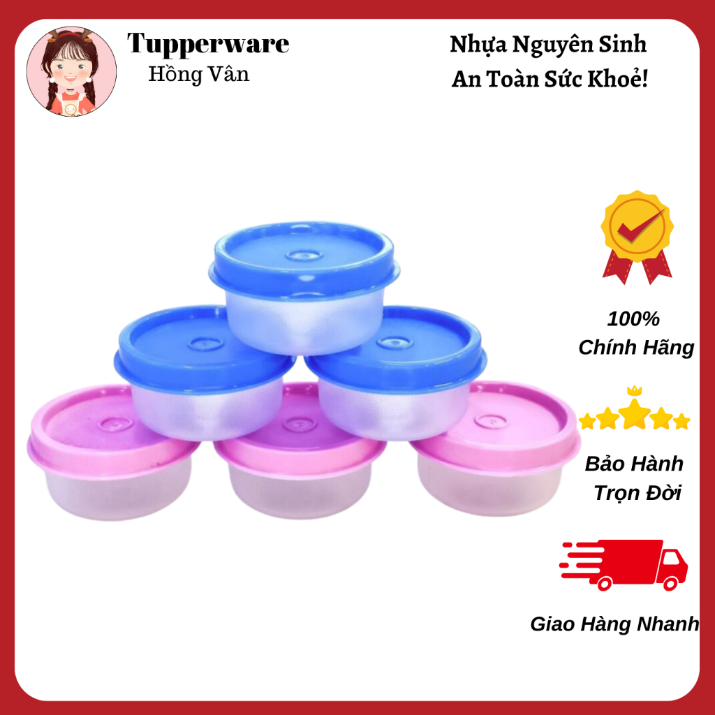 Hộp Round 15ml Tupperware , Mini dựng vitamin,.... (Giá 1 hộp)