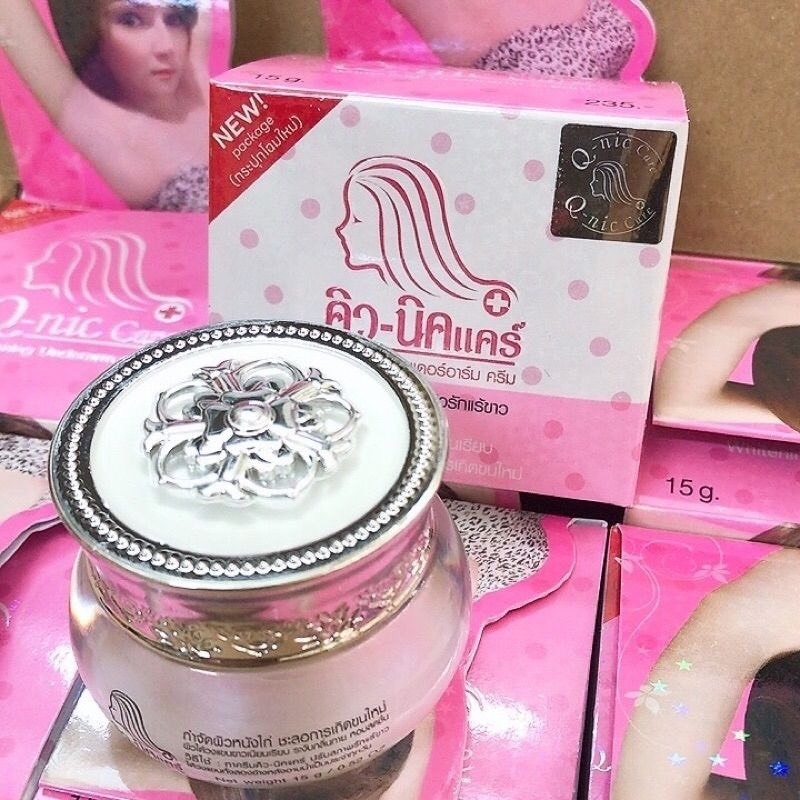 Kem nách Qnic Care giúp giảm thâm nách, gối, tay-mẫu mới