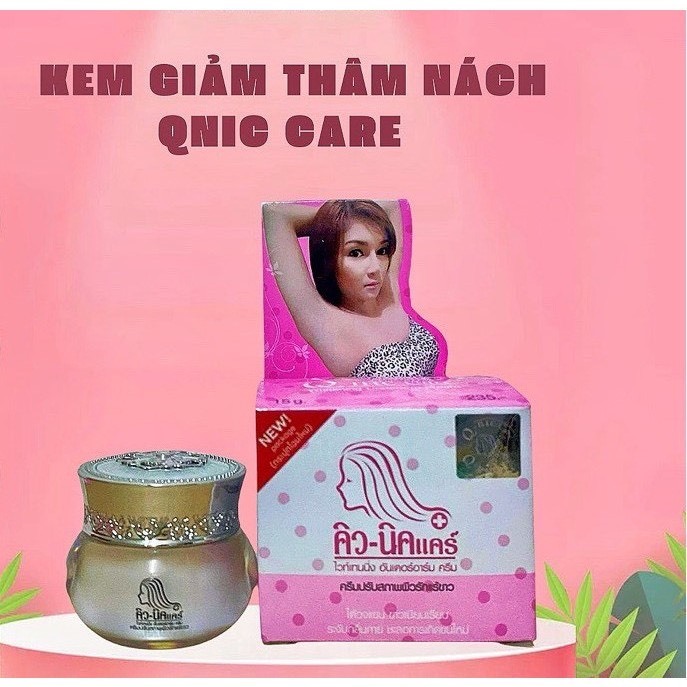 Kem nách Qnic Care giúp giảm thâm nách, gối, tay-mẫu mới