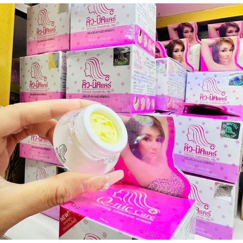 Kem nách Qnic Care giúp giảm thâm nách, gối, tay-mẫu mới