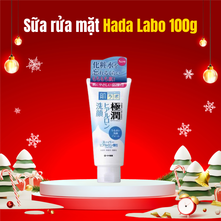 Sữa rửa mặt Hada Labo dưỡng ẩm và làm sạch da 100g