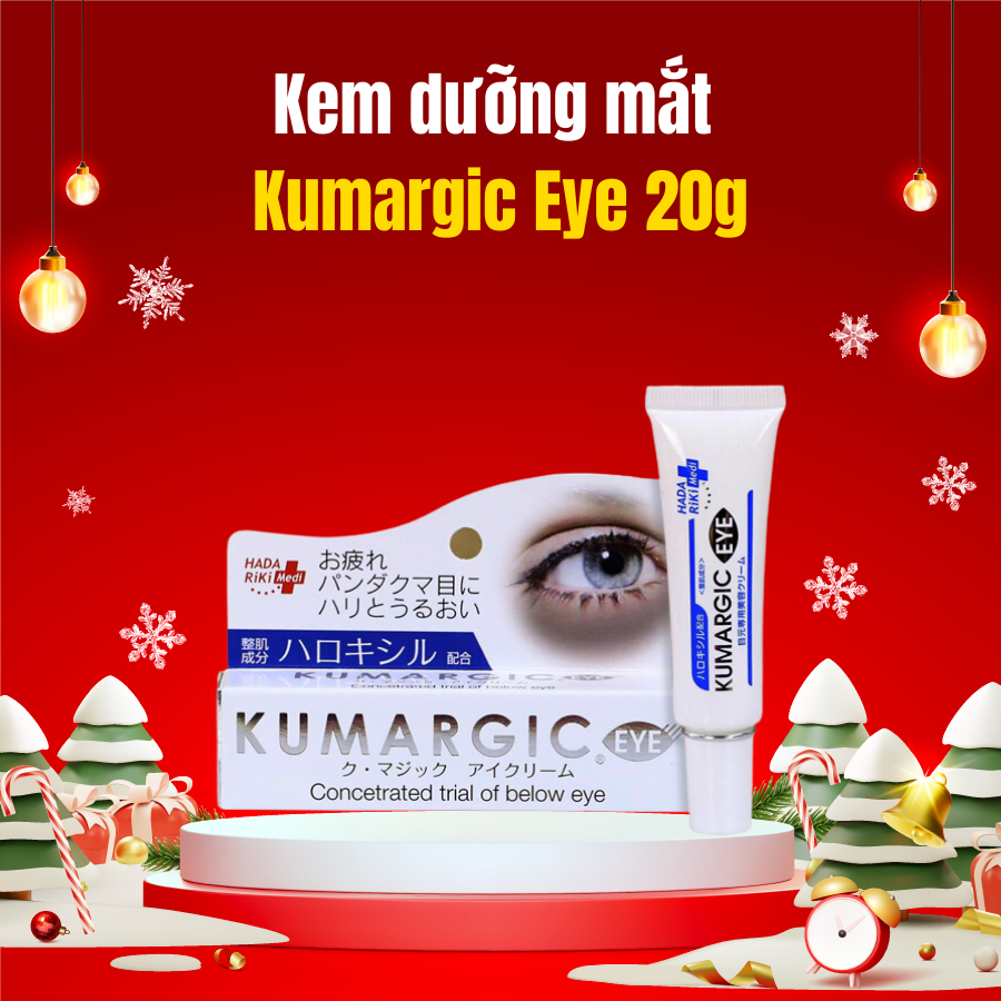 Kem dưỡng mắt giảm quầng mắt Kumargic Eye Nhật Bản 20g (Bản mới)