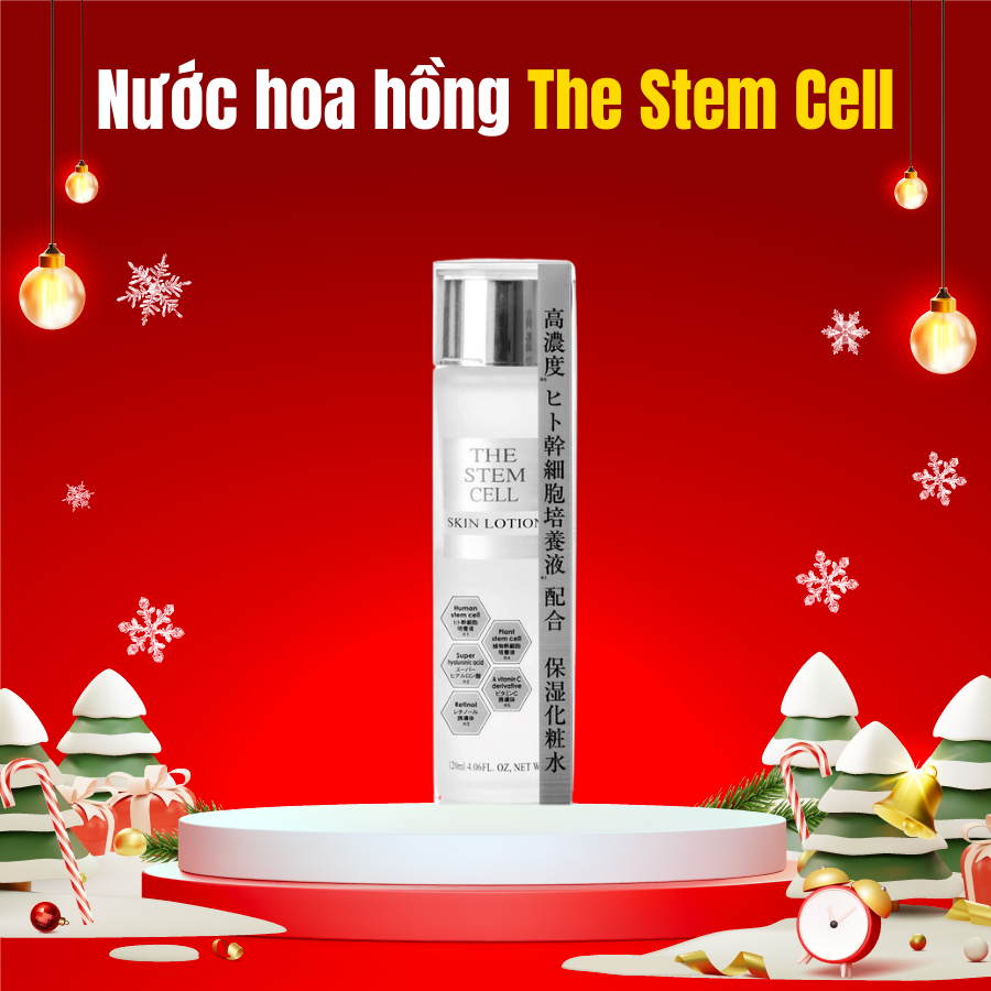 Nước hoa hồng tế bào gốc The Stem Cell Skin Lotion Nhật Bản 120ml