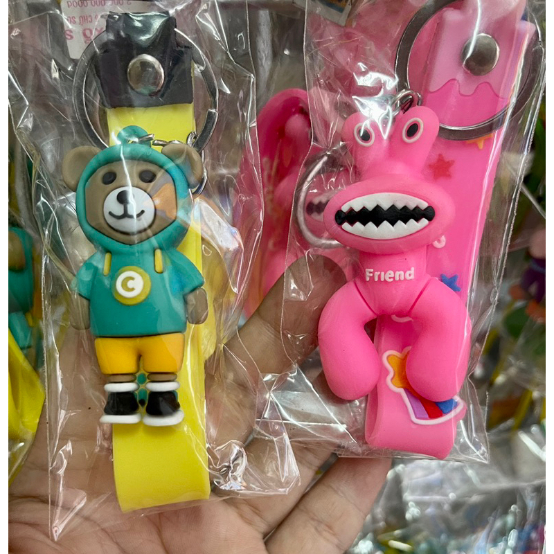 Móc khoá hoạt hình nhiều mẫu siêu kute vòng móc khoá dày dặn