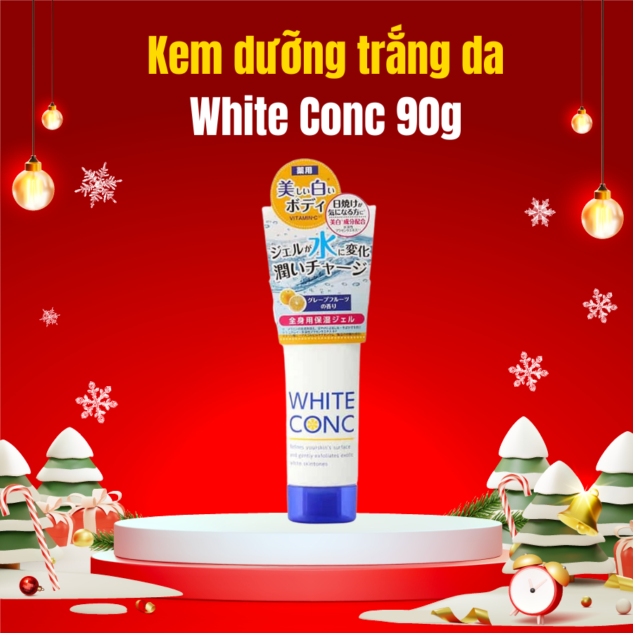 Kem dưỡng body White ConC trắng da nâng tông ban đêm và ngày Nhật Bản