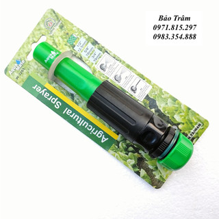 Vòi xịt tưới cây AQUAMATE W-3203 tự động tăng áp xuất xứ Đài Loan dùng lắp trực tiếp ống nước 12.5, 14, 16mm