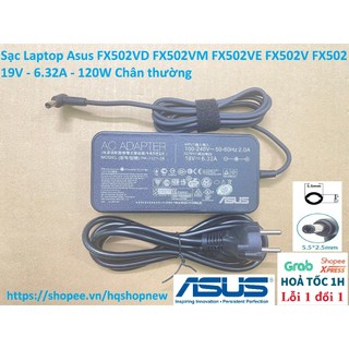 ⚡️[Sạc zin] Sạc Laptop Asus FX502VD FX502VM FX502VE FX502V FX502 19V - 6.32A - 120W Chân thường