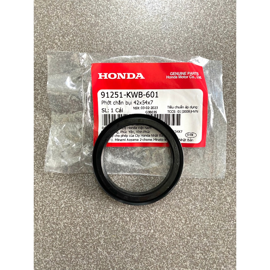 Phớt đùm trước ngay công tơ mét xe future led future mập s110 rsx110 rs110 chính hãng 91251KWB601