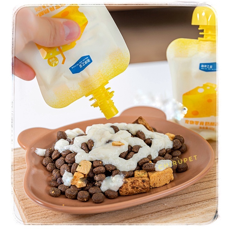 Sữa chua phô mai cho chó mèo 60gr bổ sung men vi sinh