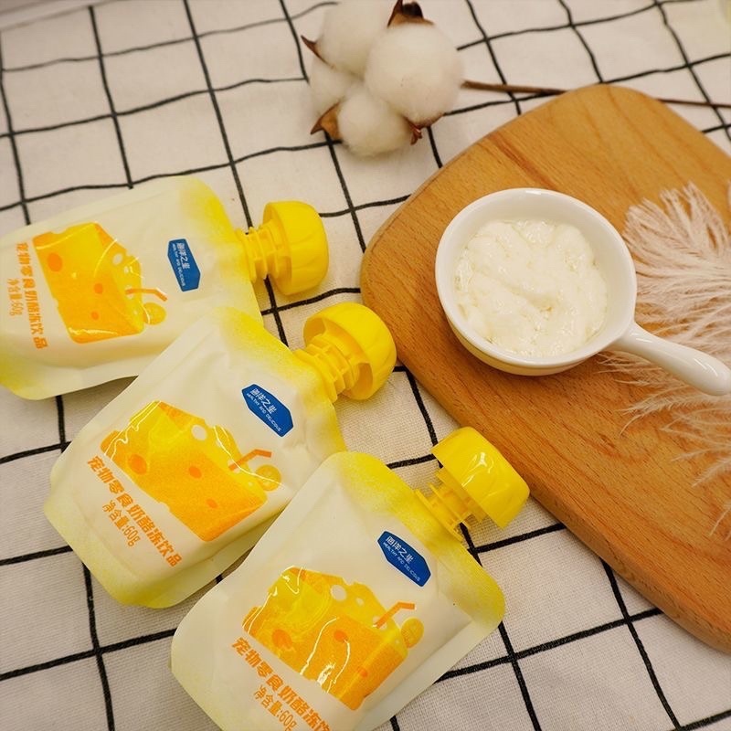 Sữa chua phô mai cho chó mèo 60gr bổ sung men vi sinh