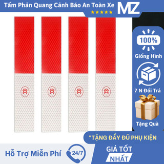 Tấm phản quang cảnh báo an toàn màu đỏ trắng cho xe hơi xe tải