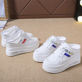 (Order)Giày sục thể thao độn đế 9cm ⚡️ANDUSTORE⚡️ [Kèm video, ảnh thật]sẵn 37 đỏ