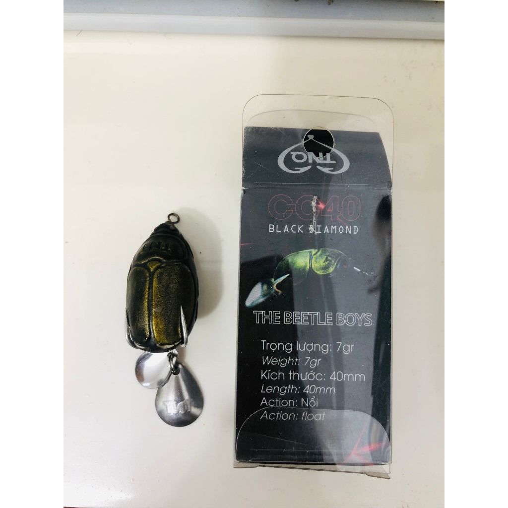 Nhái Hơi TNT Lure - CC40  - Black Diamond - SALE 100k > 60k