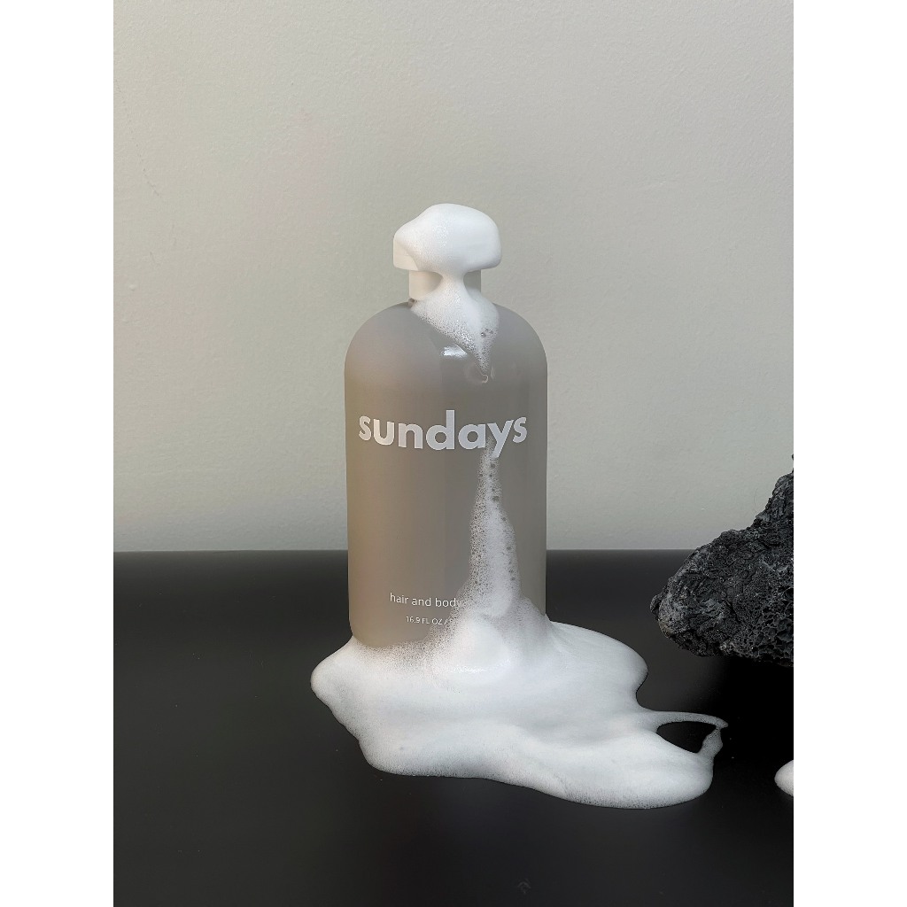 Sữa Tắm Gội 2in1 & 4in1 cho Nam Sundays giảm mụn lưng, dưỡng ẩm hương nước hoa Sauvage 500ml