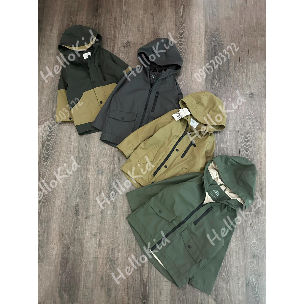 Áo raincoat mỏng nhẹ zxr bé
