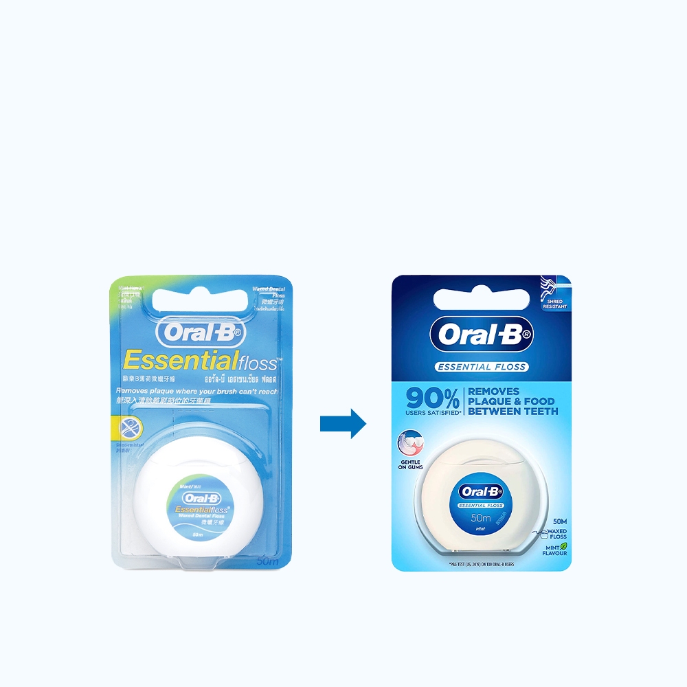 Hỏa Tốc Q10 Chỉ nha khoa Oral-B Essential Floss 50m hộp