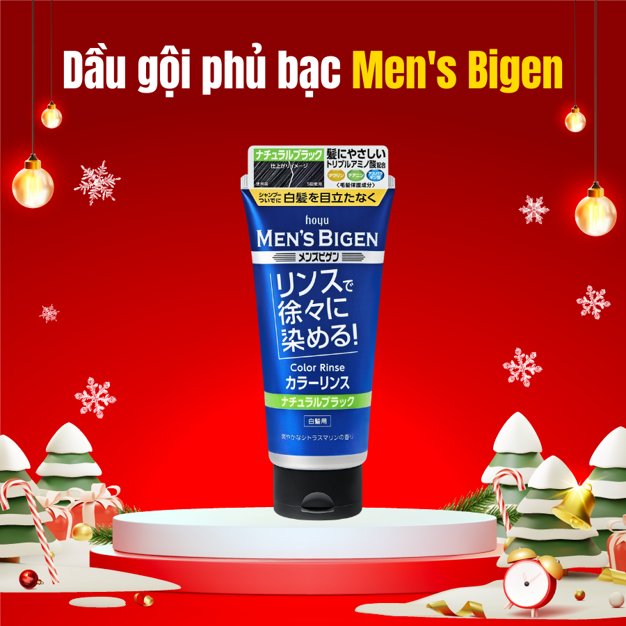 Dầu gội phủ bạc Hoyu Men’S Bigen 160g