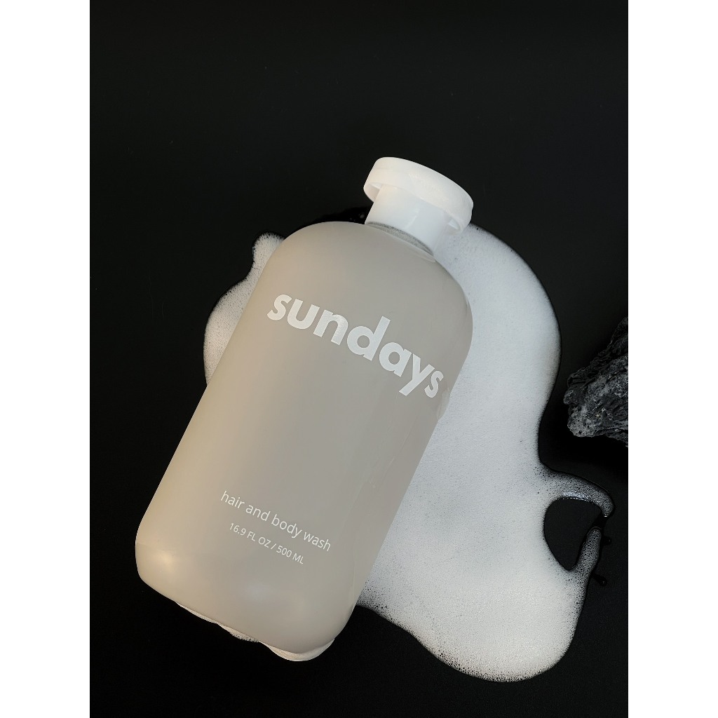 Combo Sữa Tắm Gội Nam Sundays - Combo Quyến Rũ - Sữa tắm gội nam 2in1 hương Sauvage 500ml + Sữa rửa mặt nam 80ml