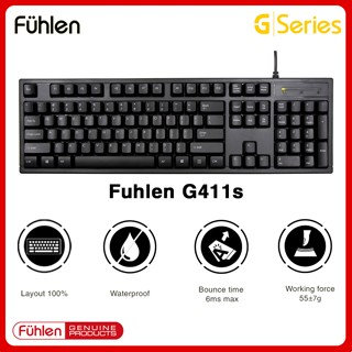 Bàn phím Gaming/ văn phòng Fuhlen G411s- mẫu mới 2024- Hàng chính hãng Ninza bảo hành 24 tháng