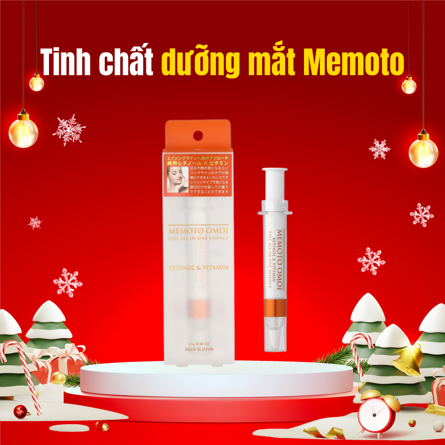 Tinh chất dưỡng mắt Memoto Omoi All in one Retinol & Vitamin (11g)