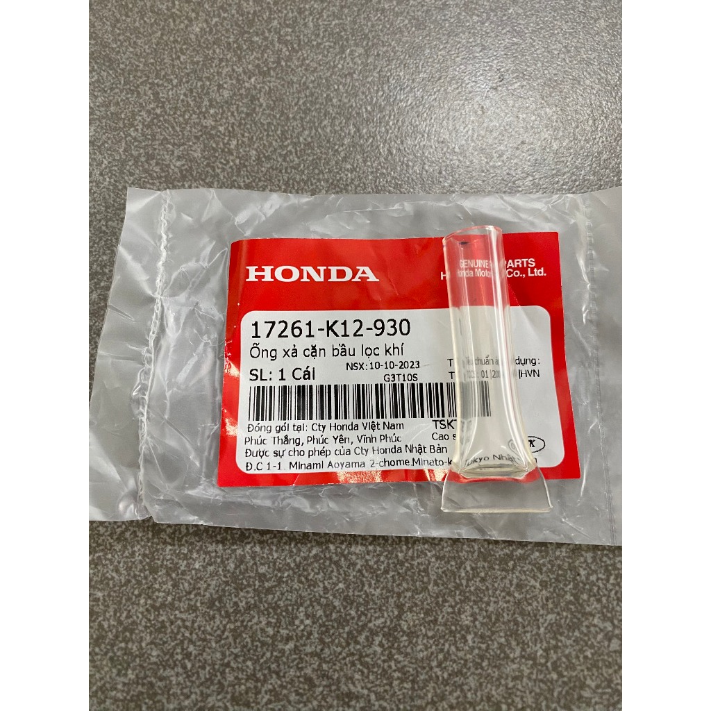 Ống xả cặn xe tay ga vision ab 125 lead sh chính hãng 17261k12930