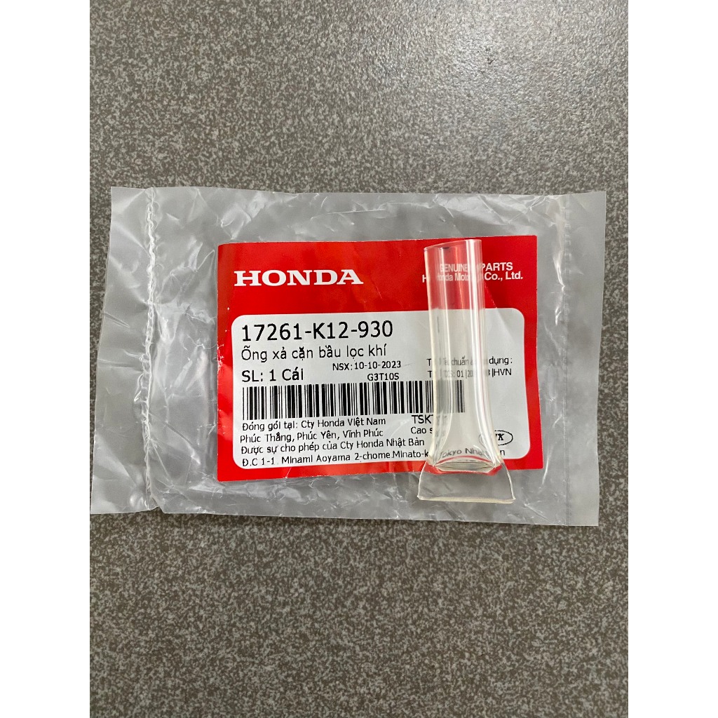 Ống xả cặn xe tay ga vision ab 125 lead sh chính hãng 17261k12930