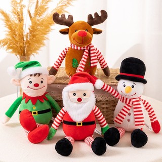 Noel - giáng sinh người tuyết tuần lộc - merry christmas - giáng sinh noel - ông già nô en quà tặng thú nhồi bông
