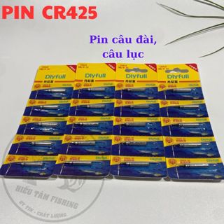 Vỉ 5 Pin phao câu đêm, pin Dlyfull CR425 dùng cho câu đài, câu lục