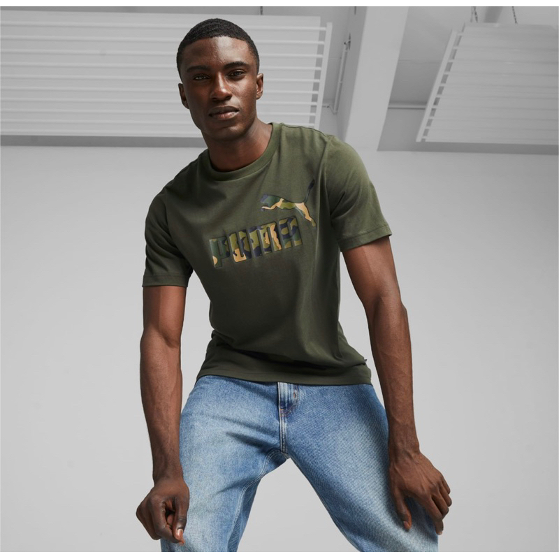 Áo phông ESS CAMO Graphic Puma men