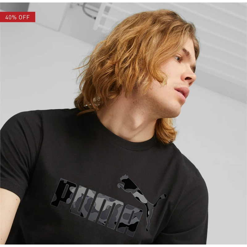 Áo phông ESS CAMO Graphic Puma men