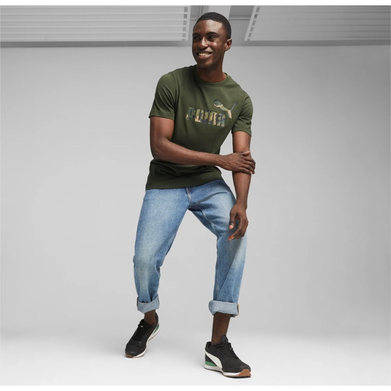 Áo phông ESS CAMO Graphic Puma men